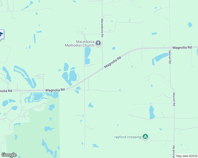 map of restaurants, bars, coffee shops, grocery stores, and more near 26047 Magnolia Road in Hockley