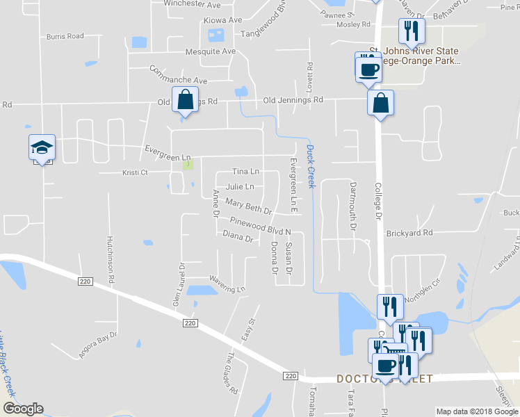 map of restaurants, bars, coffee shops, grocery stores, and more near 1698 Lisa Dawn Drive in Middleburg