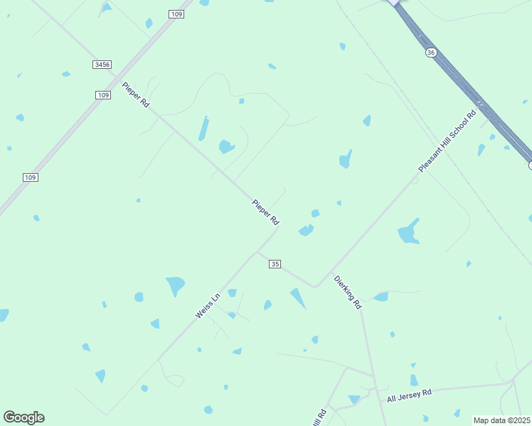 map of restaurants, bars, coffee shops, grocery stores, and more near 4939 Pieper Road in Brenham