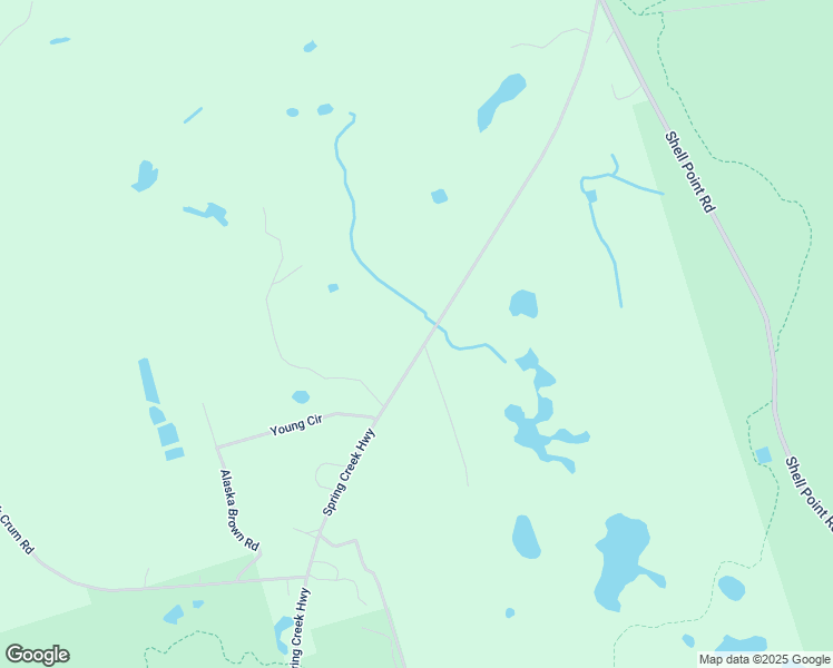 map of restaurants, bars, coffee shops, grocery stores, and more near 3384 Spring Creek Highway in Crawfordville