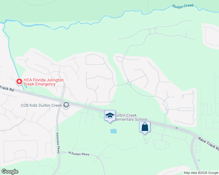 map of restaurants, bars, coffee shops, grocery stores, and more near 131 Savita Street in Saint Johns