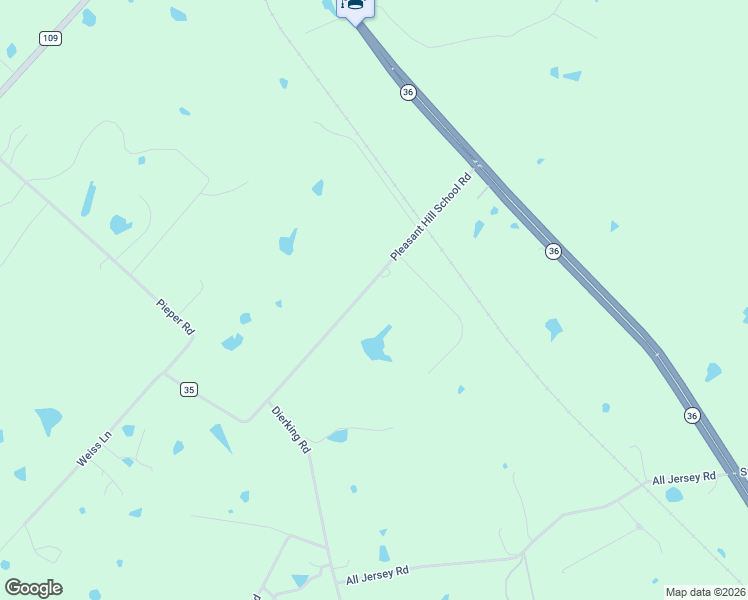 map of restaurants, bars, coffee shops, grocery stores, and more near 491 Pleasant Hill School Road in Brenham