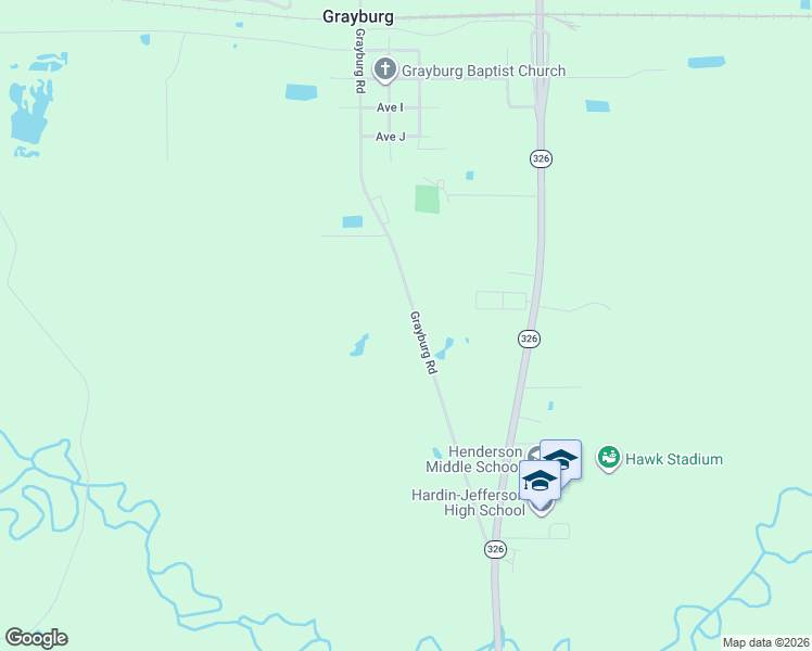 map of restaurants, bars, coffee shops, grocery stores, and more near 18450 Grayburg Road in Sour Lake