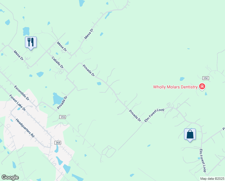 map of restaurants, bars, coffee shops, grocery stores, and more near 908-4430 Privada Drive in Bastrop