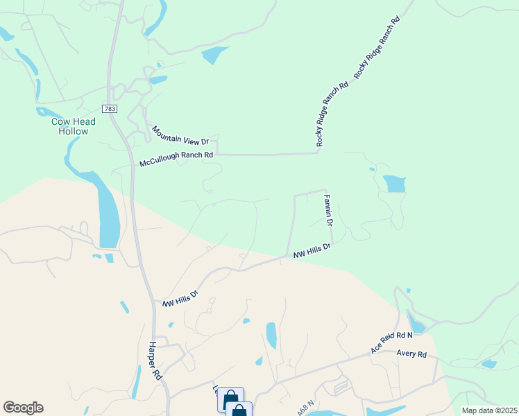 map of restaurants, bars, coffee shops, grocery stores, and more near 142 Crockett Drive in Kerrville