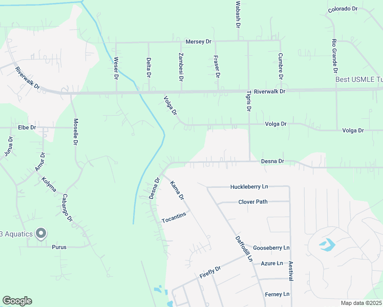 map of restaurants, bars, coffee shops, grocery stores, and more near 19443 Desna Drive in Porter