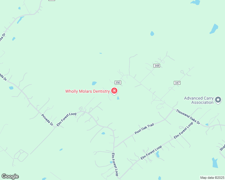map of restaurants, bars, coffee shops, grocery stores, and more near 685 Thousand Oaks Drive in Cedar Creek