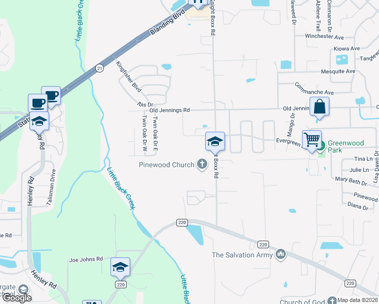 map of restaurants, bars, coffee shops, grocery stores, and more near 334 Old Jennings Road in Middleburg