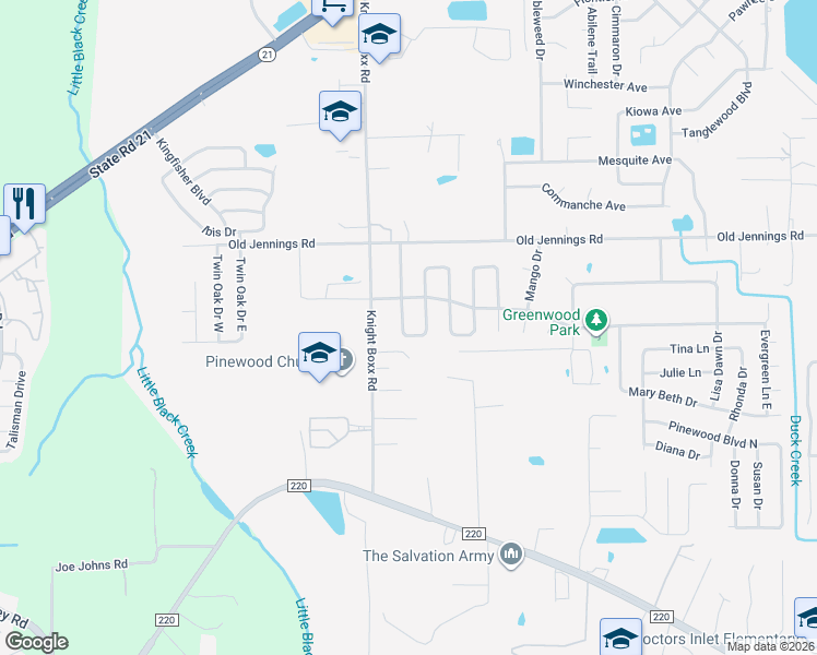 map of restaurants, bars, coffee shops, grocery stores, and more near 141 Spicewood Circle in Middleburg