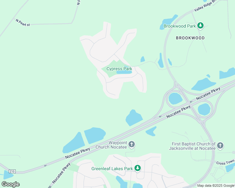 map of restaurants, bars, coffee shops, grocery stores, and more near 291 Gray Wolf Trail in Jacksonville