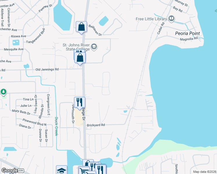map of restaurants, bars, coffee shops, grocery stores, and more near 2965 Sandy Hollow Drive in Middleburg