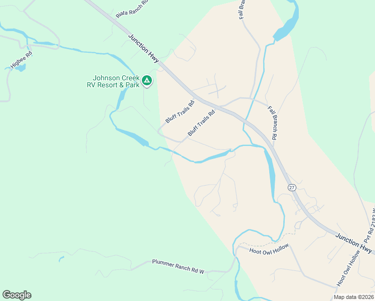 map of restaurants, bars, coffee shops, grocery stores, and more near 148 Bluff Trails Road in Ingram