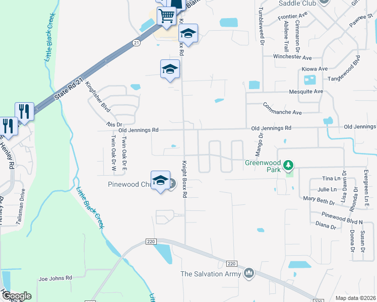 map of restaurants, bars, coffee shops, grocery stores, and more near 112 Lester Murray Lane in Middleburg