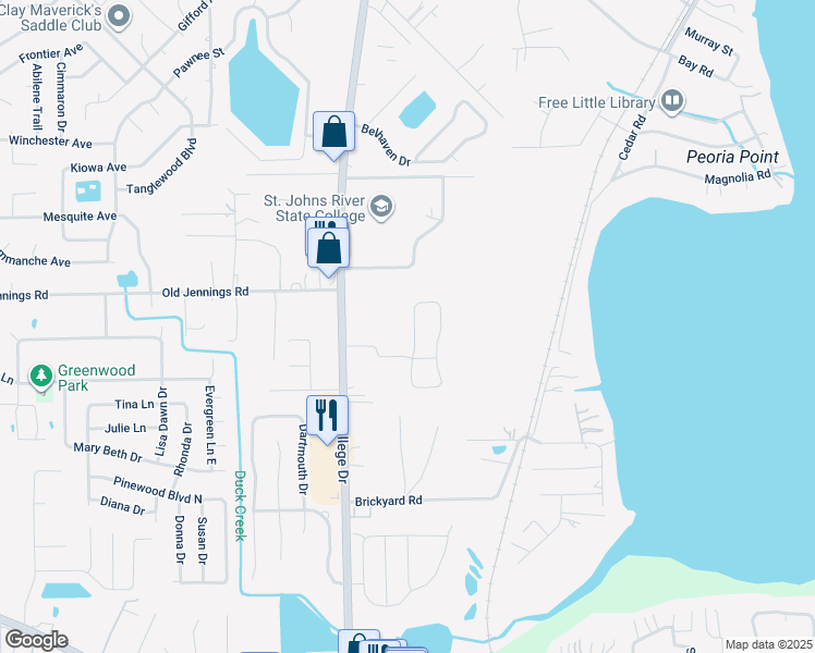 map of restaurants, bars, coffee shops, grocery stores, and more near 1708 Sandy Hollow Loop in Middleburg