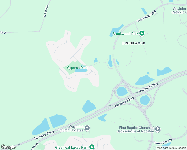 map of restaurants, bars, coffee shops, grocery stores, and more near 118 Stony Ford Drive in Jacksonville