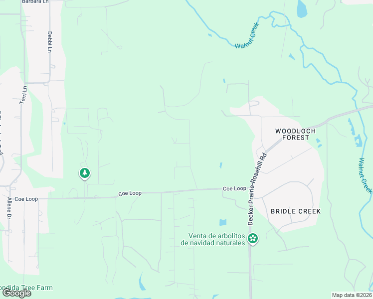 map of restaurants, bars, coffee shops, grocery stores, and more near 15203 McCall Park in Magnolia
