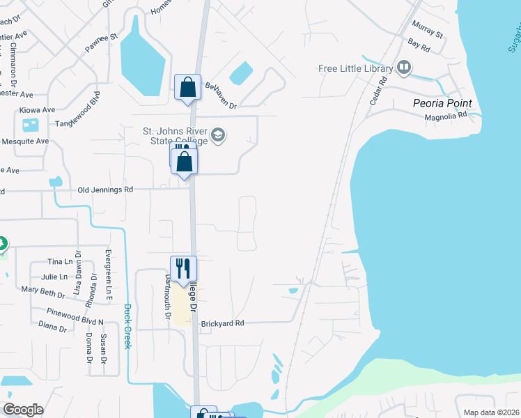 map of restaurants, bars, coffee shops, grocery stores, and more near 1678 Sandy Hollow Loop in Middleburg