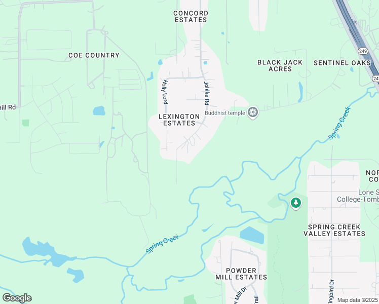 map of restaurants, bars, coffee shops, grocery stores, and more near 31010 Johlke Road in Magnolia