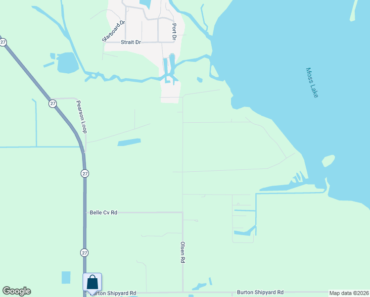 map of restaurants, bars, coffee shops, grocery stores, and more near 7242 Olsen Road in Sulphur