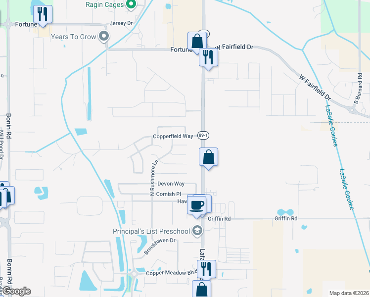 map of restaurants, bars, coffee shops, grocery stores, and more near 112 Doncaster Circle in Youngsville