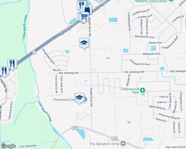 map of restaurants, bars, coffee shops, grocery stores, and more near 112 Lester Murray Lane in Middleburg