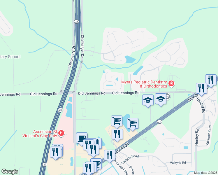 map of restaurants, bars, coffee shops, grocery stores, and more near 1186 Summer Springs Drive in Middleburg