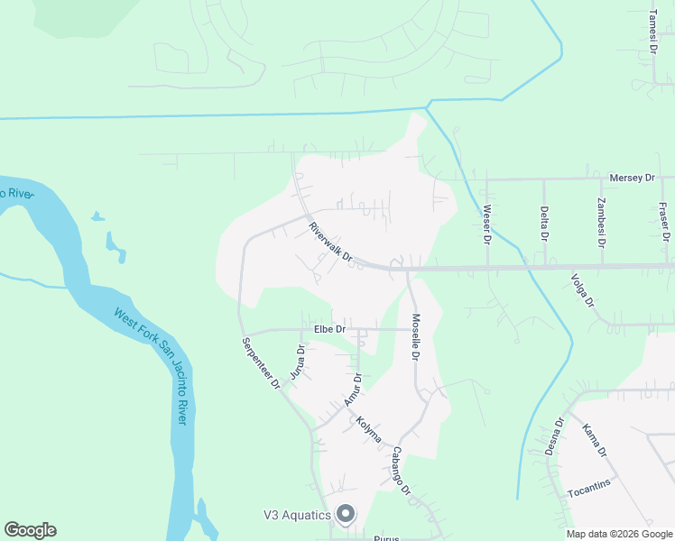 map of restaurants, bars, coffee shops, grocery stores, and more near 19342 Riverwalk Drive in Porter