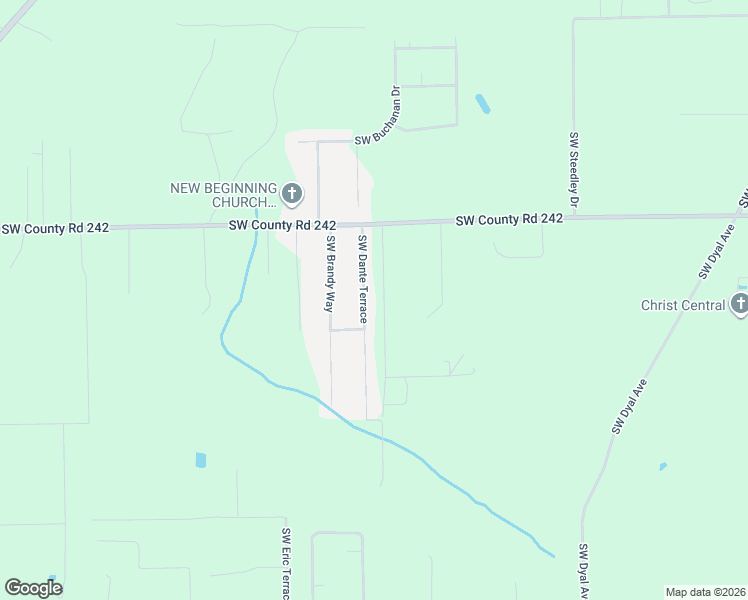 map of restaurants, bars, coffee shops, grocery stores, and more near 303 Southwest Dante Terrace in Lake City