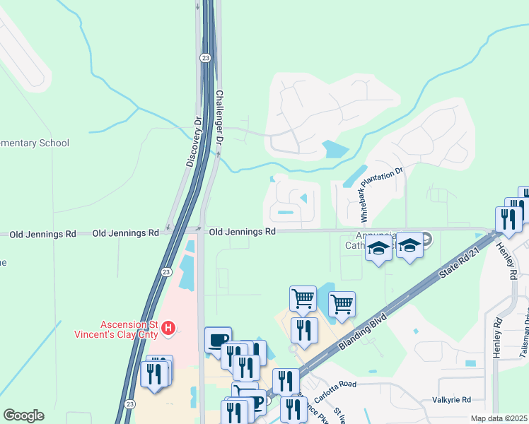 map of restaurants, bars, coffee shops, grocery stores, and more near 1226 Summer Springs Drive in Middleburg