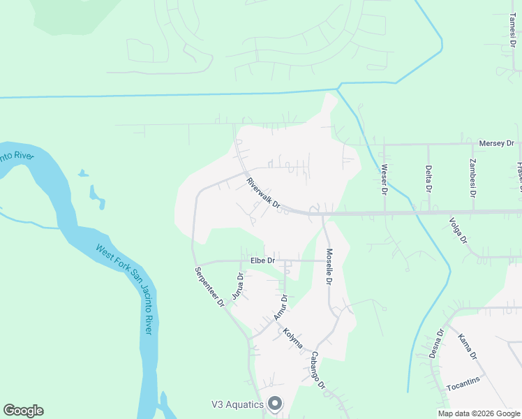 map of restaurants, bars, coffee shops, grocery stores, and more near 19342 Riverwalk Drive in Porter