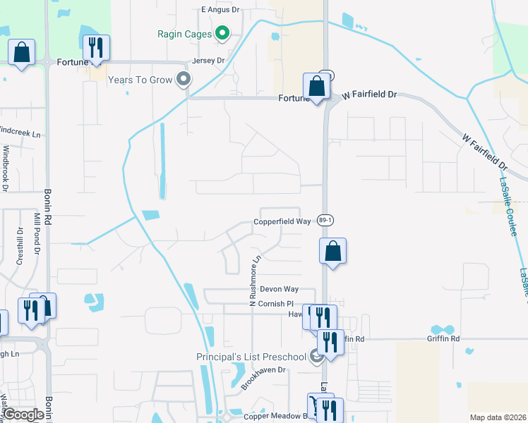 map of restaurants, bars, coffee shops, grocery stores, and more near 137 Woodstock Drive in Youngsville