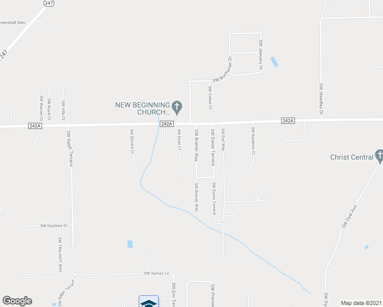 map of restaurants, bars, coffee shops, grocery stores, and more near 248 Southwest Brandy Way in Lake City