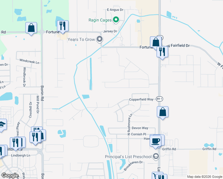 map of restaurants, bars, coffee shops, grocery stores, and more near 228 Woodhaven Road in Youngsville