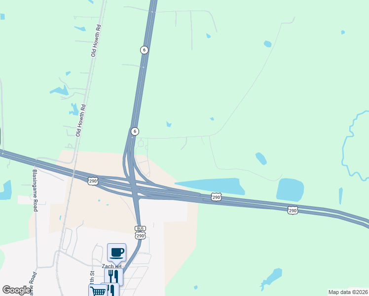 map of restaurants, bars, coffee shops, grocery stores, and more near 42147 Blumberg Road in Hempstead