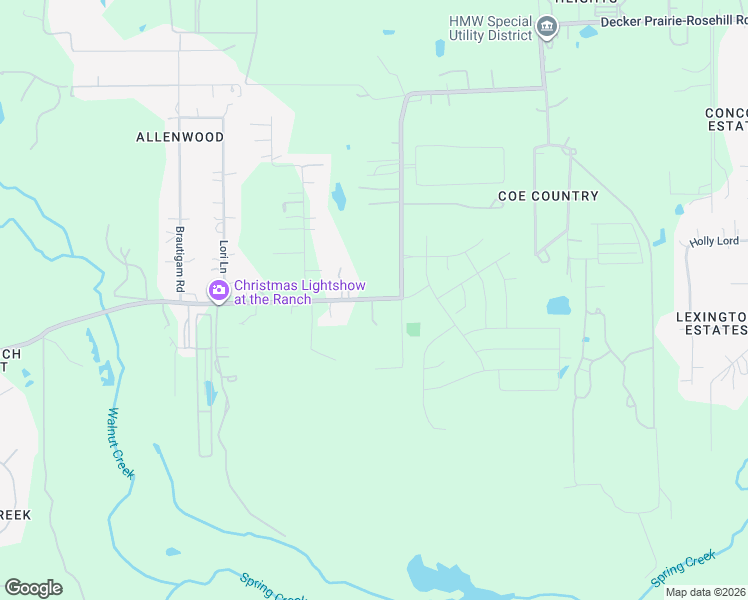 map of restaurants, bars, coffee shops, grocery stores, and more near 25518 Decker Prairie-Rosehill Road in Magnolia