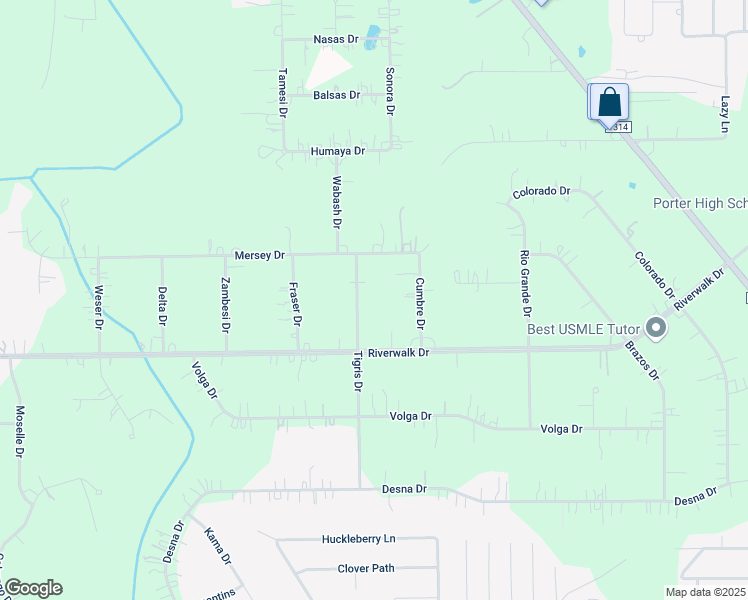map of restaurants, bars, coffee shops, grocery stores, and more near 22880 Cumbre Drive in Porter