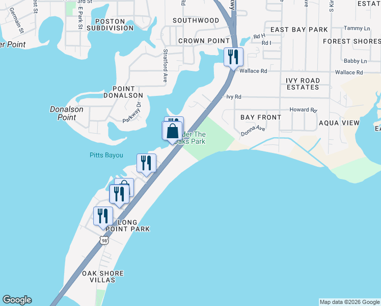 map of restaurants, bars, coffee shops, grocery stores, and more near in 