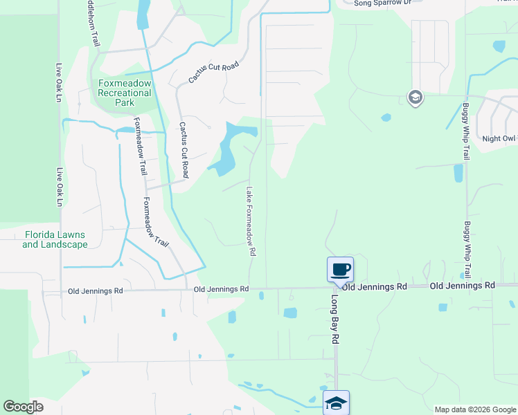 map of restaurants, bars, coffee shops, grocery stores, and more near 1465 Lake Foxmeadow Road in Middleburg