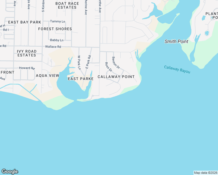 map of restaurants, bars, coffee shops, grocery stores, and more near 7400-7498 Ray Glenn Circle in Callaway