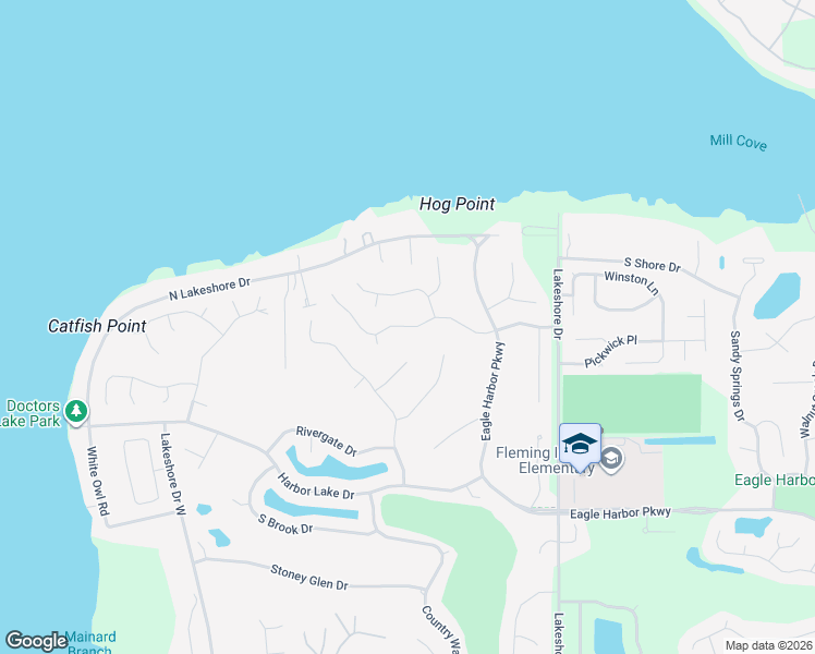 map of restaurants, bars, coffee shops, grocery stores, and more near 2259 Keaton Chase Drive in Fleming Island