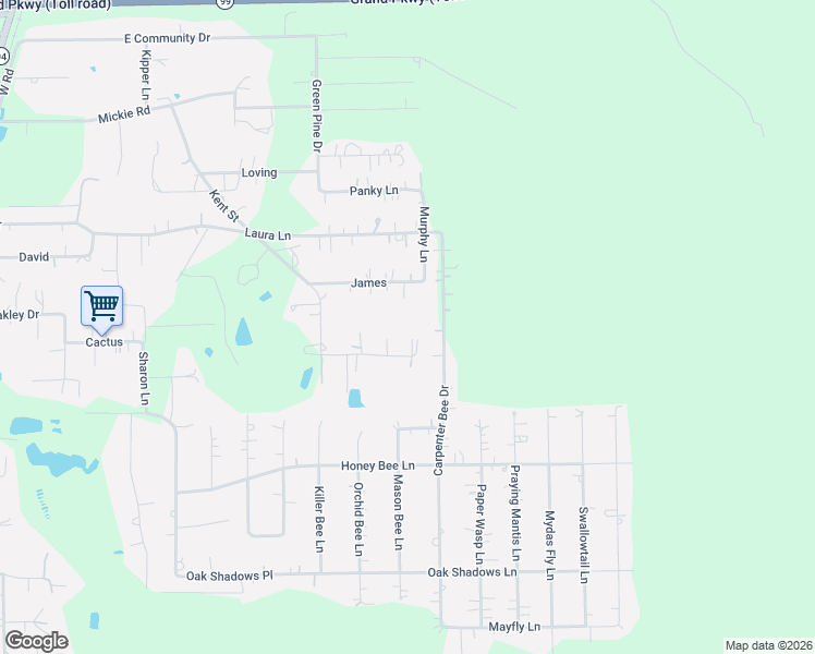 map of restaurants, bars, coffee shops, grocery stores, and more near 23795 Park Dr in New Caney