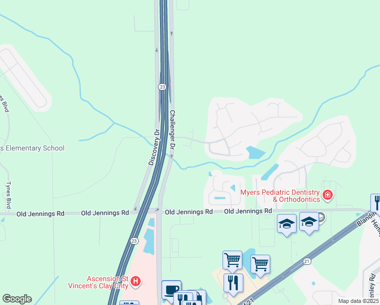 map of restaurants, bars, coffee shops, grocery stores, and more near 1449 Heather Glen Lane in Middleburg