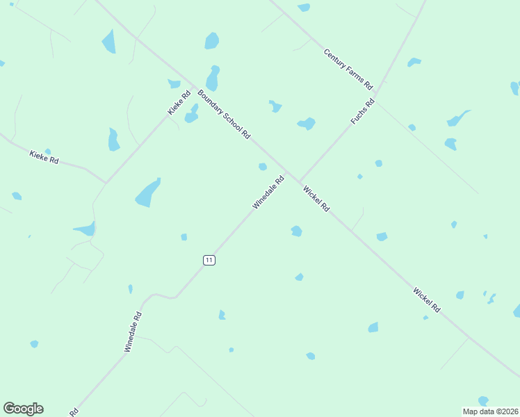 map of restaurants, bars, coffee shops, grocery stores, and more near 6807 Winedale Road in Burton