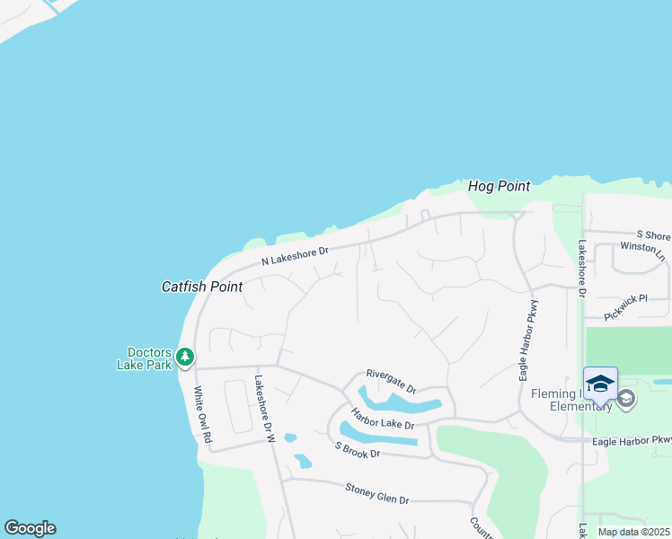 map of restaurants, bars, coffee shops, grocery stores, and more near 1704 Eagle Watch Drive in Fleming Island