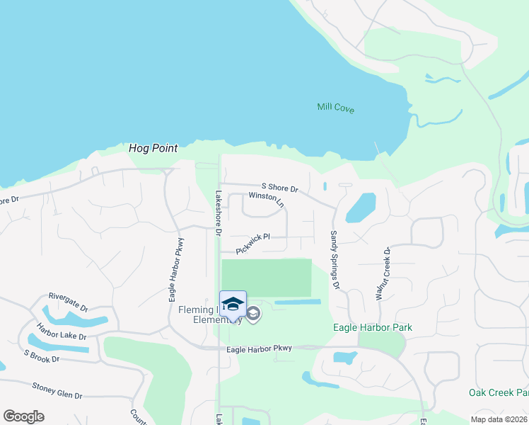 map of restaurants, bars, coffee shops, grocery stores, and more near 1616 Hampton Place in Fleming Island
