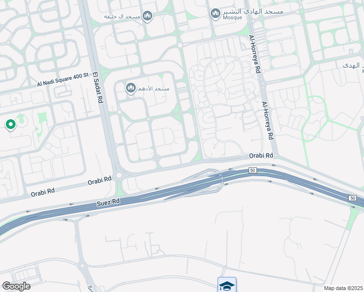 map of restaurants, bars, coffee shops, grocery stores, and more near in El Shorouk