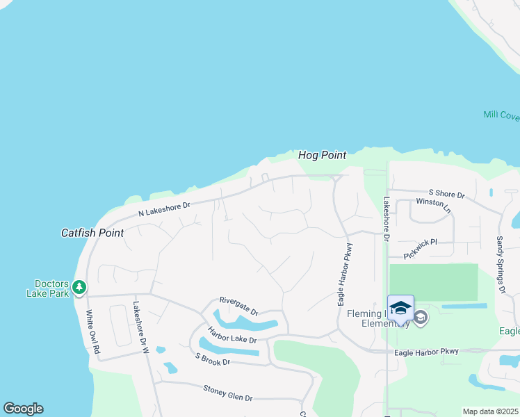 map of restaurants, bars, coffee shops, grocery stores, and more near 1531 Rivertrace Drive in Fleming Island