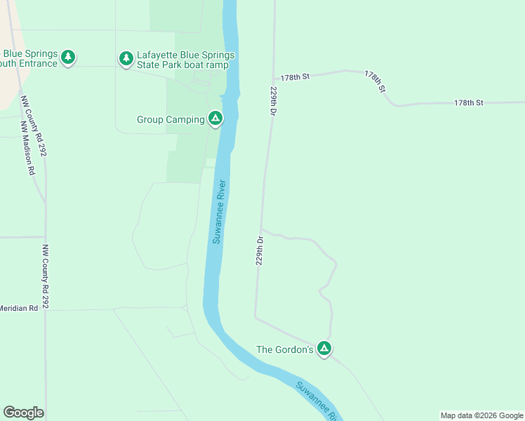 map of restaurants, bars, coffee shops, grocery stores, and more near 12861 229th Drive in Live Oak