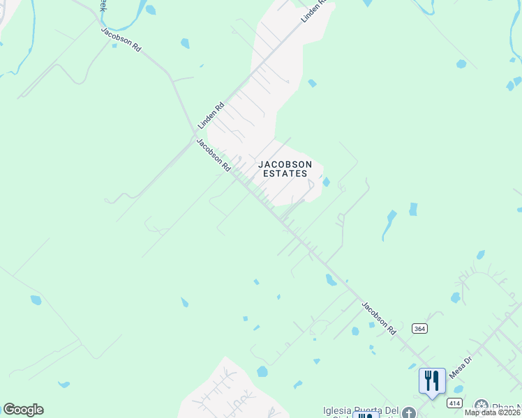map of restaurants, bars, coffee shops, grocery stores, and more near 16401 Jacobson Road in Del Valle