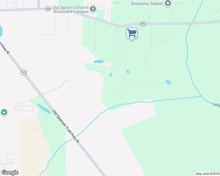 map of restaurants, bars, coffee shops, grocery stores, and more near 1127-1143 Par Road 159 in Broussard
